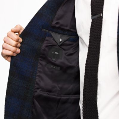 Ludlow sportcoat in Black Watch Harris Tweed wool