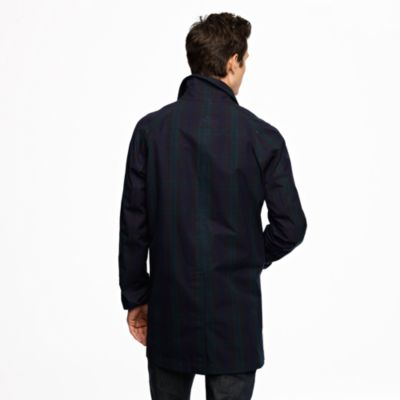 nanamica&reg; Gore-Tex&reg; Soutien collar coat in Black Watch