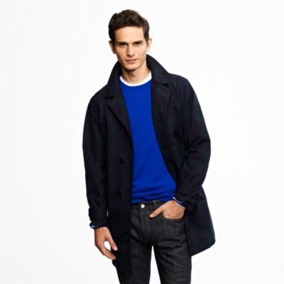 nanamica&reg; Gore-Tex&reg; Soutien collar coat in Black Watch