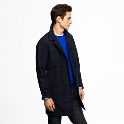 nanamica&reg; Gore-Tex&reg; Soutien collar coat in Black Watch