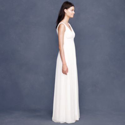 Sophia gown in silk chiffon