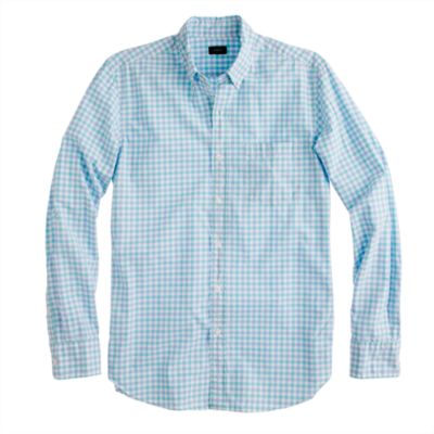 Tall Secret Wash shirt in small check