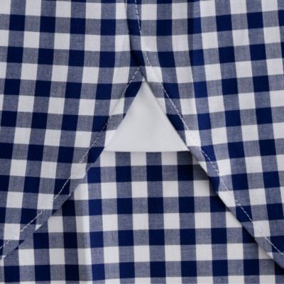 Point-collar regular-fit dress shirt in medium gingham