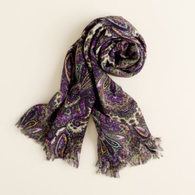 Printed wool wrap