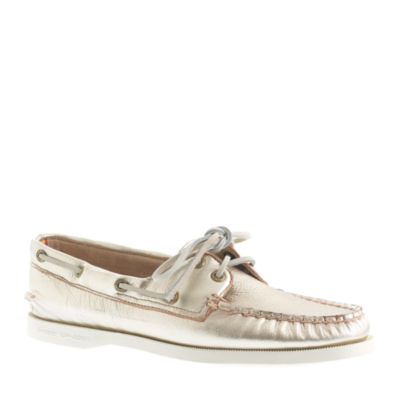 Sperry  Siders on Sperry Top Sider   Authentic Original 2 Eye Metallic Boat Shoes
