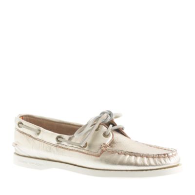 Sperry Top-Sider&reg; for J.Crew Authentic Original 2-eye metallic boat shoes