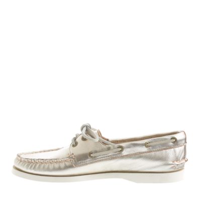 Sperry Top-Sider&reg; for J.Crew Authentic Original 2-eye metallic boat shoes