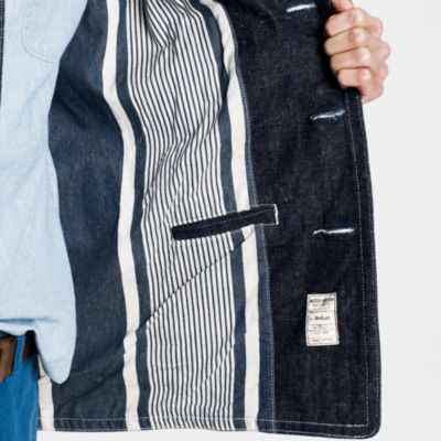 Mister Freedom&reg; denim peacoat