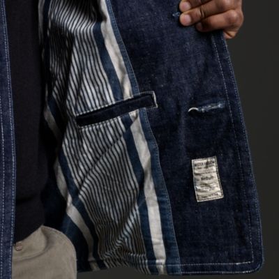 Mister Freedom&reg; denim peacoat