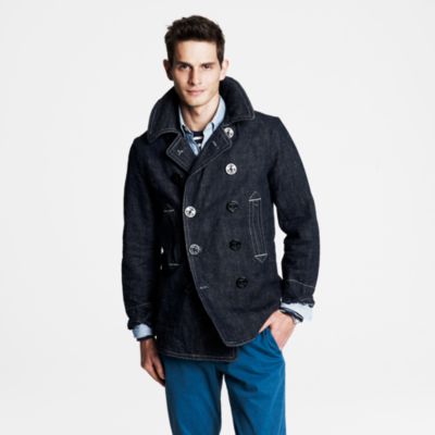 Mister Freedom&reg; denim peacoat