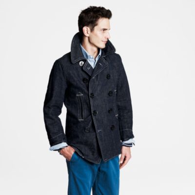 Mister Freedom&reg; denim peacoat