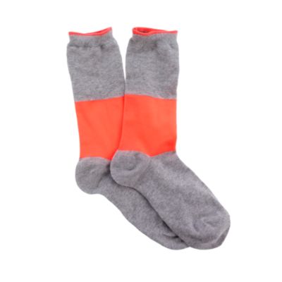 Colorblock socks