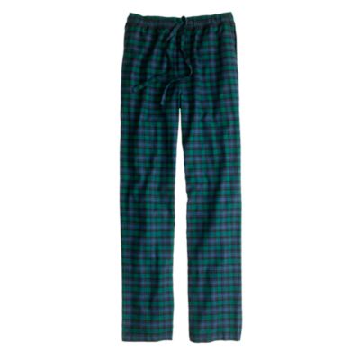 Flannel sleep pant in Black Watch tartan