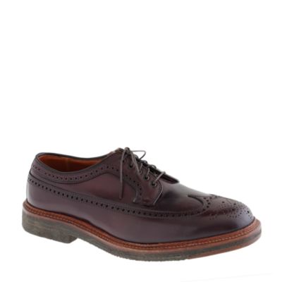 Alden&reg; for J.Crew cordovan longwing bluchers