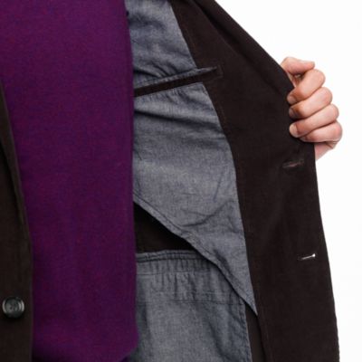 Unconstructed Ludlow sportcoat in 18-wale corduroy