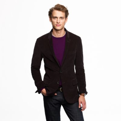 Tall Unconstructed Ludlow sportcoat in 18-wale corduroy
