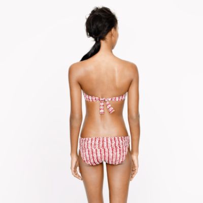 Herringbone stripe bandeau top