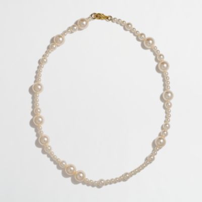 Factory girls' pearl necklace