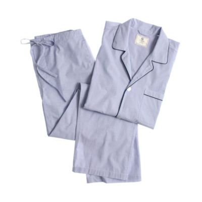 Cotton poplin pajama set