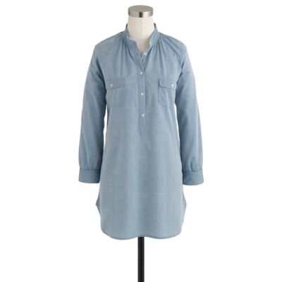 Pocket tunic in chambray