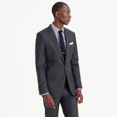 Ludlow suit jacket with center vent in Italian wool