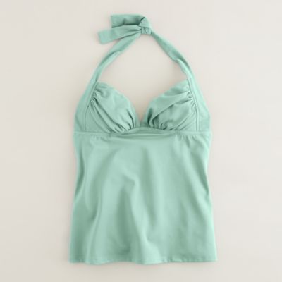 Ruched lido tank top