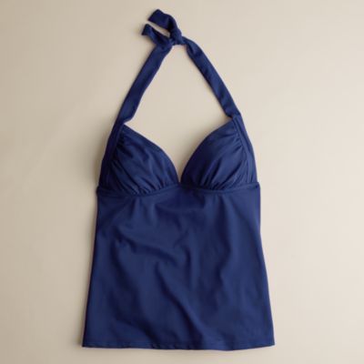 D-cup ruched lido tank top