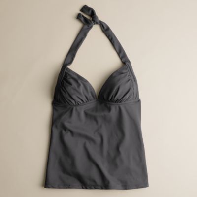 D-cup ruched lido tank top
