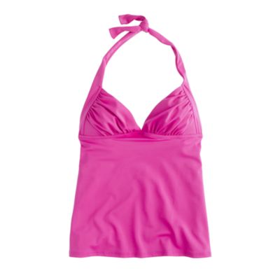 D-cup ruched lido tank top