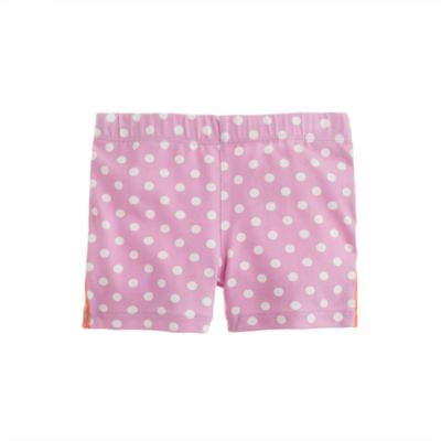 Girls' tumble short in polka dot