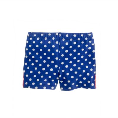 Girls' tumble short in polka dot