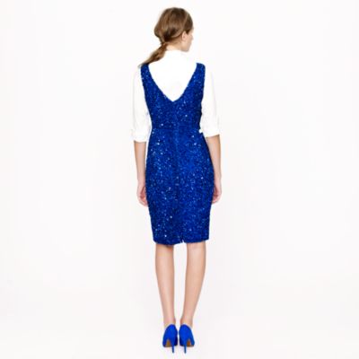 Collection blue sequin dress