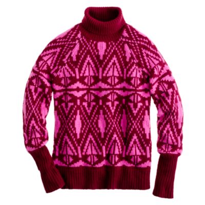 Collection cashmere Fair Isle turtleneck