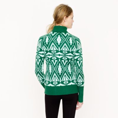 Collection cashmere Fair Isle turtleneck