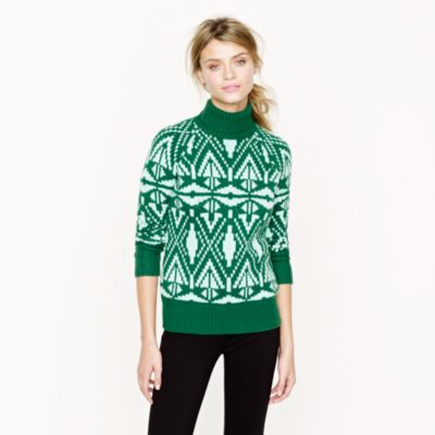 Collection cashmere Fair Isle turtleneck
