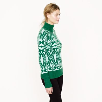 Collection cashmere Fair Isle turtleneck