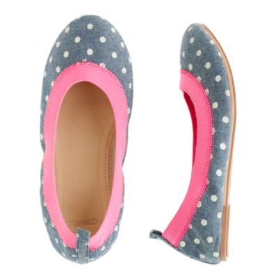 Girls' Mila printed ballet flats