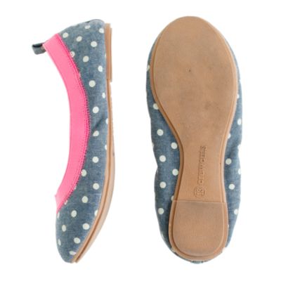 Girls' Mila printed ballet flats