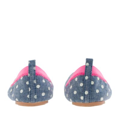 Girls' Mila printed ballet flats