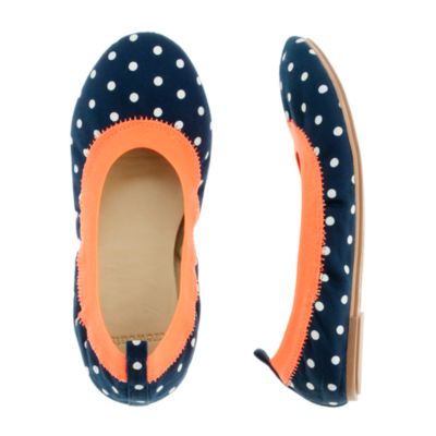 Girls' Mila printed ballet flats