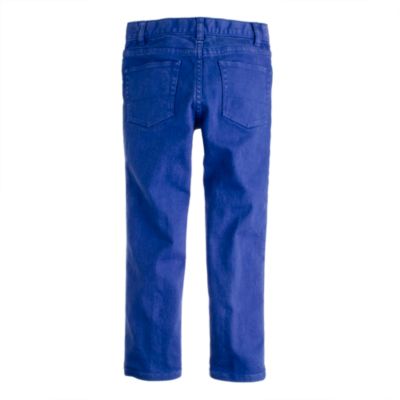 Boys' slim jean in garment-dyed wash