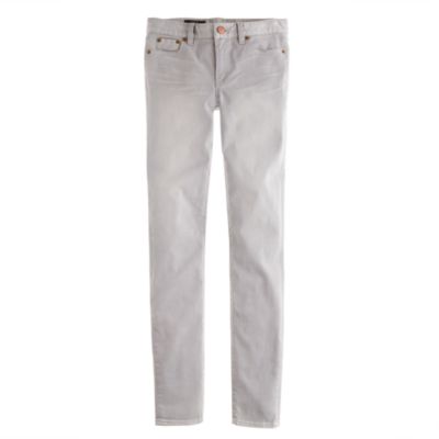 Midrise toothpick jean in grey