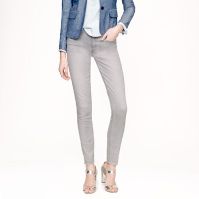 Midrise toothpick jean in grey