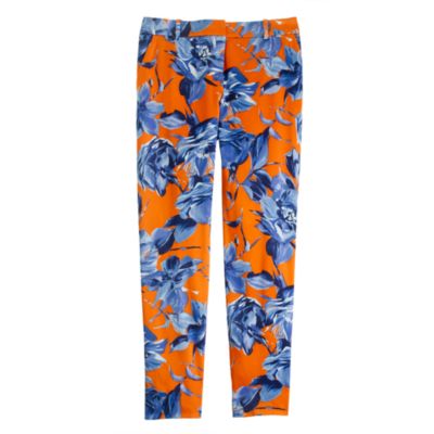 Collection silk pant in Ratti painter's floral