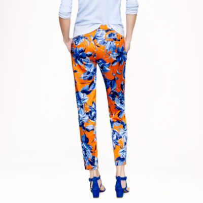 Collection silk pant in Ratti painter's floral