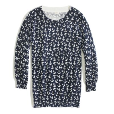 Factory Charley sweater in scattered anchor