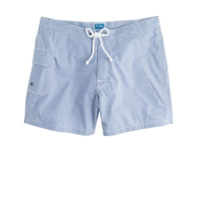 5" Portofino trunks in anchor blue stripe