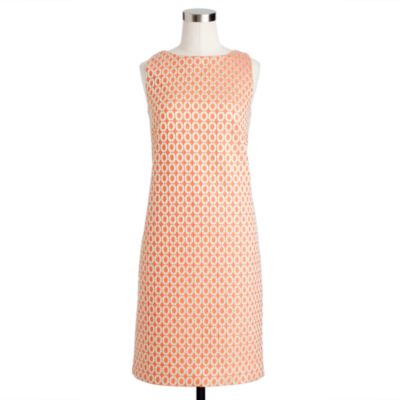 Gilded dot brocade dress
