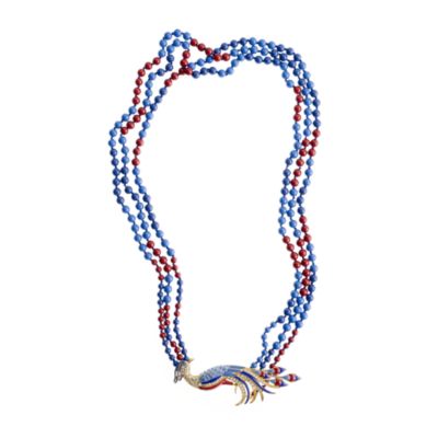 Peacock necklace