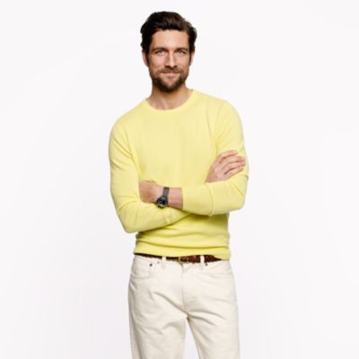 Slim cashmere crewneck sweater